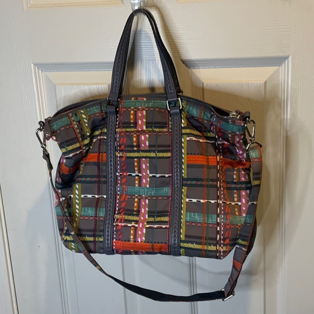 Vera Bradley Midtown Tote in City Bag in Colorful Plaid